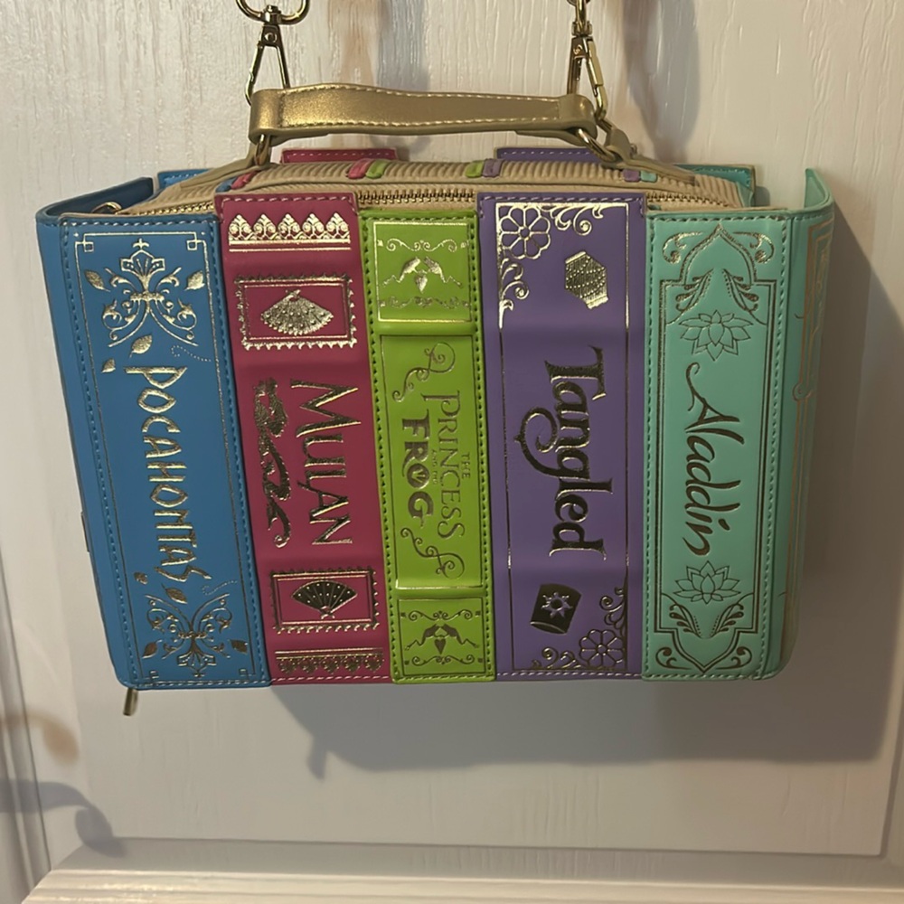Loungefly X Disney Storybook Clutch Bag